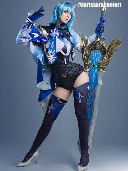 Game Genshin Impact Eula Cosplay Costume