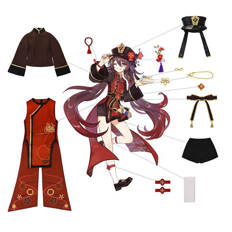 Genshin Impact Hutao Sweet Paradise Cosplay Costume