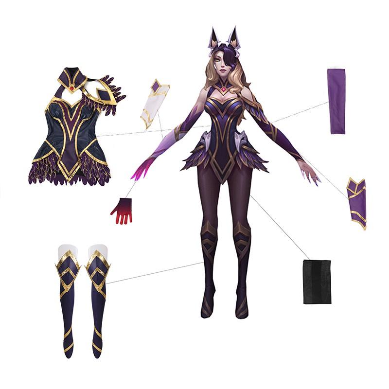 LOL Coven Skins Ahri Cosplay Costume