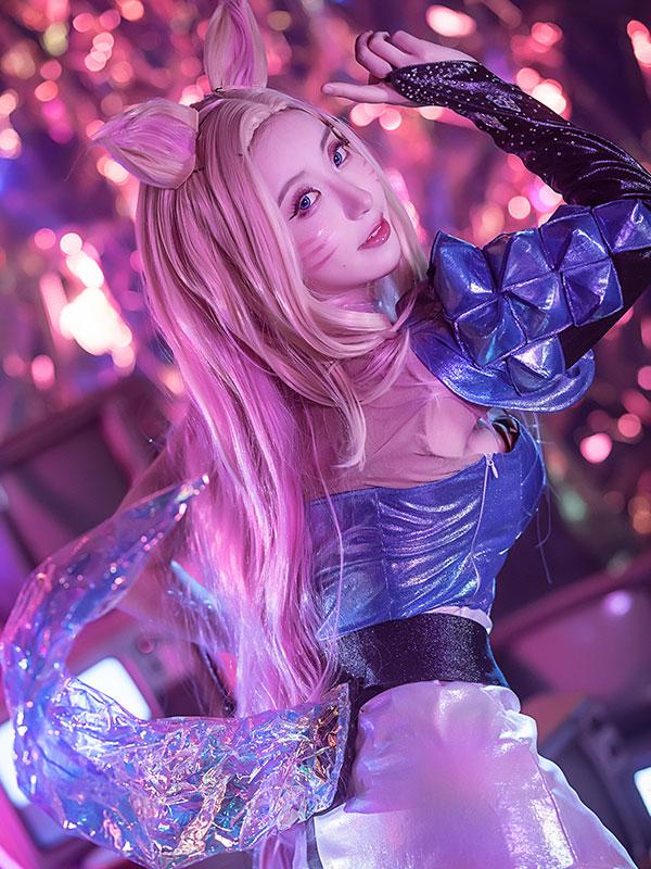 LOL KDA ALL OUT Ahri Cosplay Costume