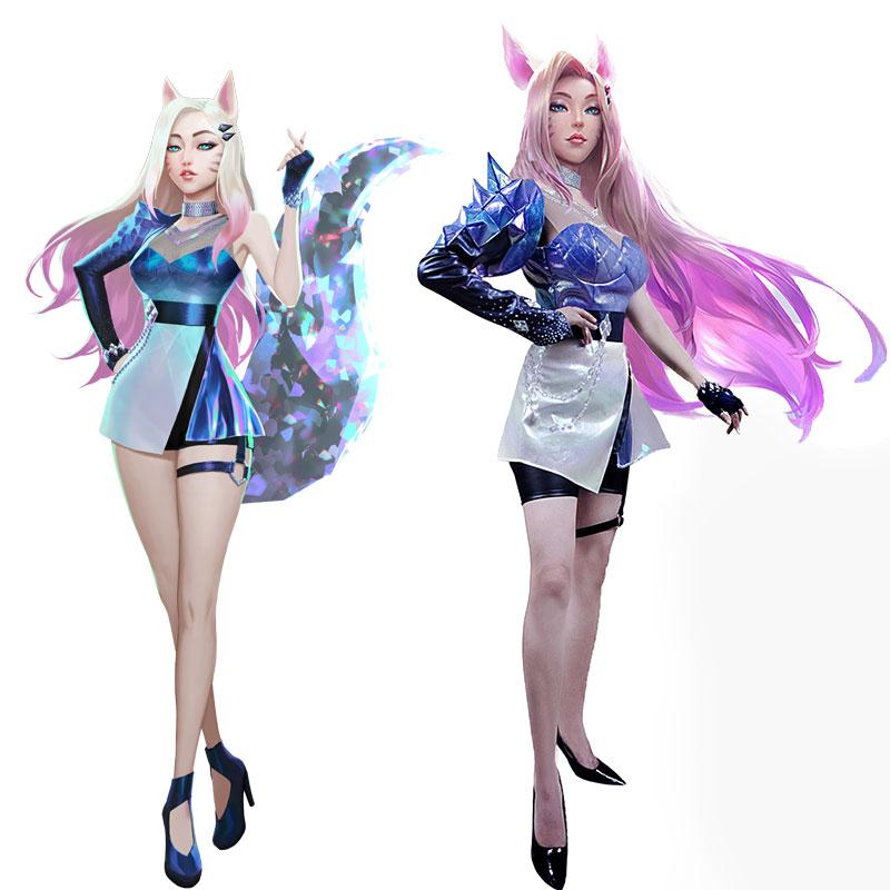 LOL KDA ALL OUT Ahri Cosplay Costume