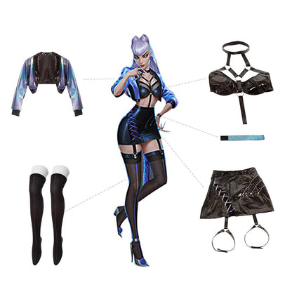 LOL KDA ALL OUT Evelynn Cosplay Costume