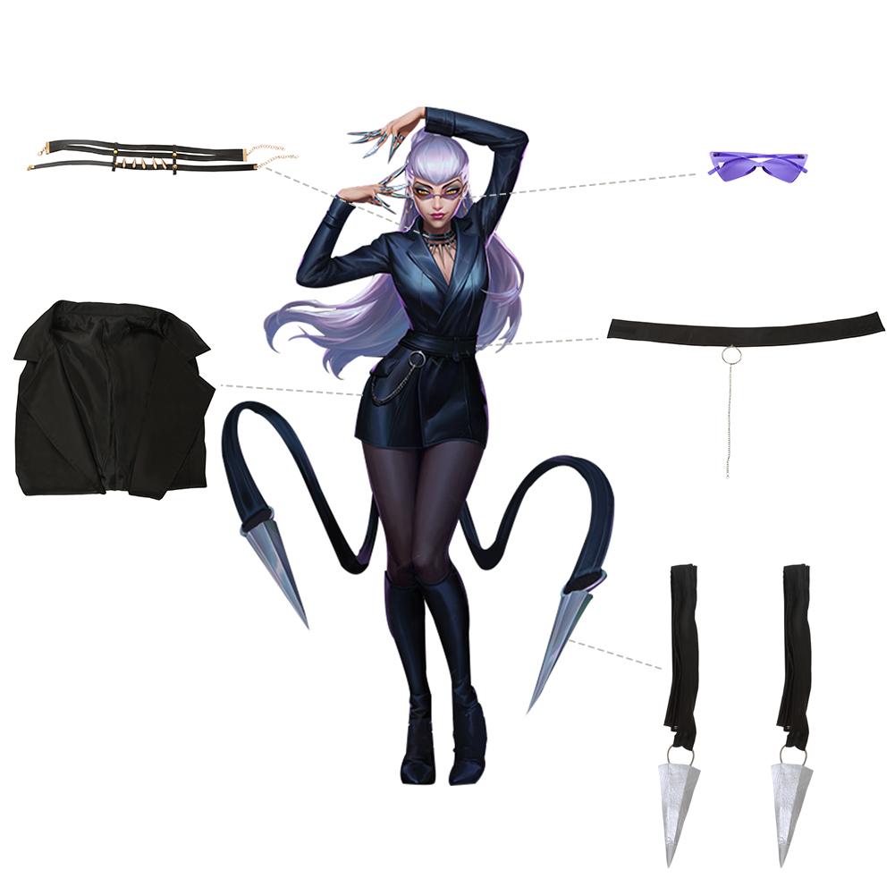 LOL KDA BADDEST Evelynn Cosplay Costume –   Sheincosplay.com – Anime Cosplay Costumes, Buy Movie Costumes, Game Costumes, Halloween Costumes, Lowest prices Online Shop