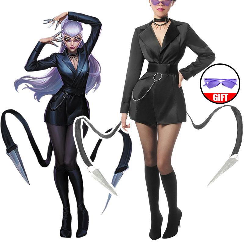 LOL KDA BADDEST Evelynn Cosplay Costume –   Sheincosplay.com – Anime Cosplay Costumes, Buy Movie Costumes, Game Costumes, Halloween Costumes, Lowest prices Online Shop