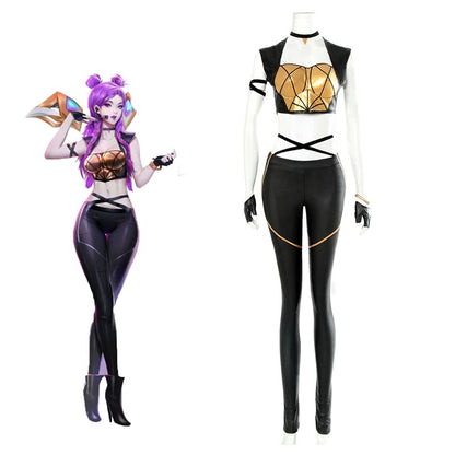 LOL KDA Skin Kaisa Outfit Fullsets Cosplay Costume –   Sheincosplay.com – Anime Cosplay Costumes, Buy Movie Costumes, Game Costumes, Halloween Costumes, Lowest prices Online Shop