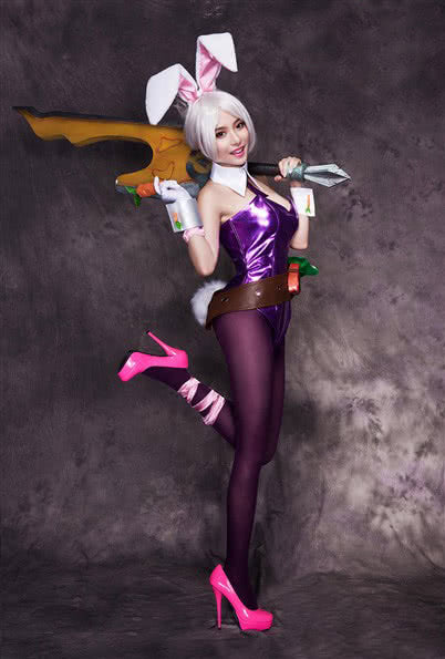 LOL Riven Purple Cosplay Costumes –   Sheincosplay.com – Anime Cosplay Costumes, Buy Movie Costumes, Game Costumes, Halloween Costumes, Lowest prices Online Shop