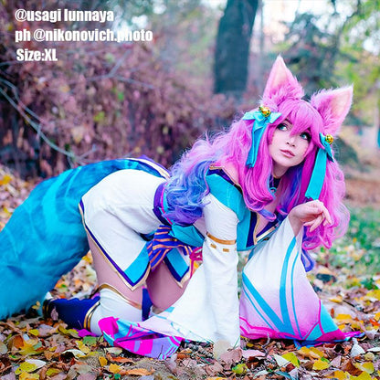 LOL Spirit Blossom Ahri Cosplay Costume