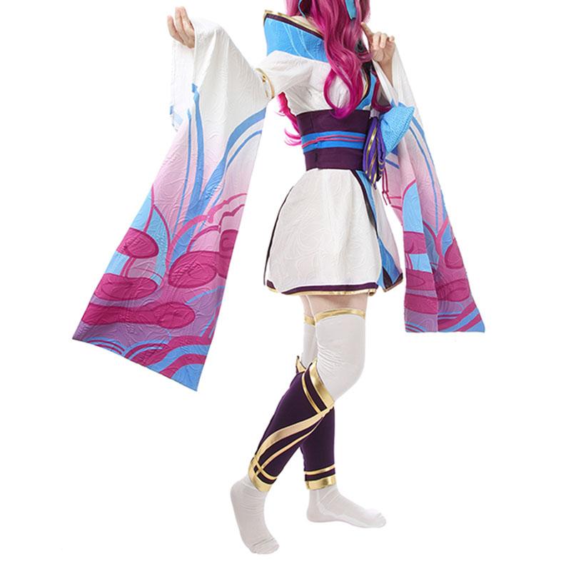 LOL Spirit Blossom Ahri Cosplay Costume