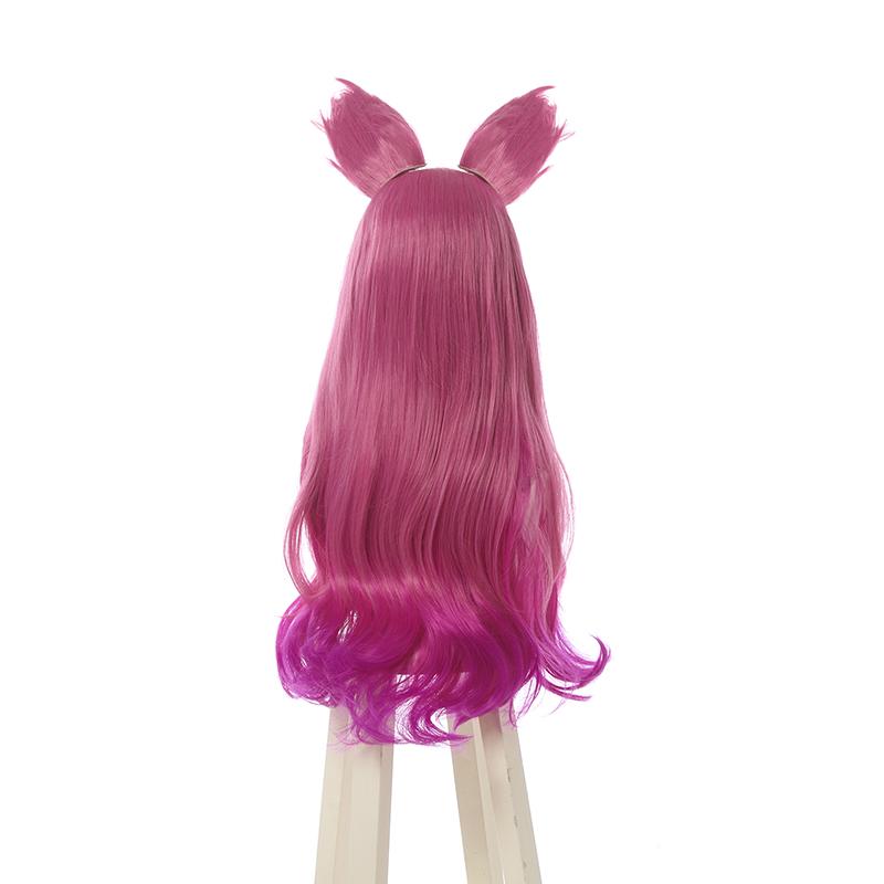 LOL Spirit Blossom Ahri Pink Mixed Long Cosplay Wigs