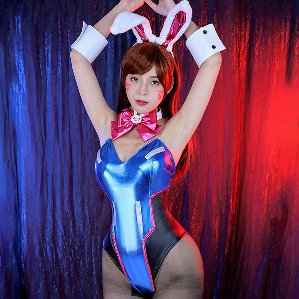 DVA Hana Song Cosplay Costume Bunny Anime