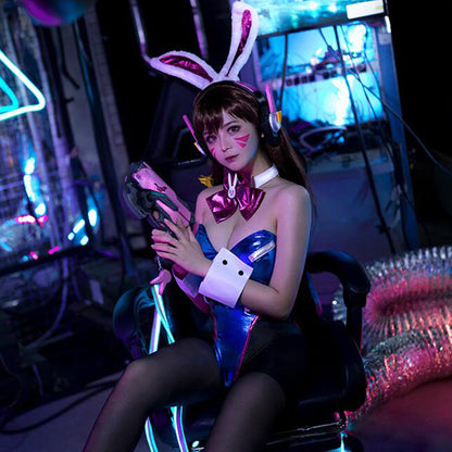 DVA Hana Song Cosplay Costume Bunny Anime